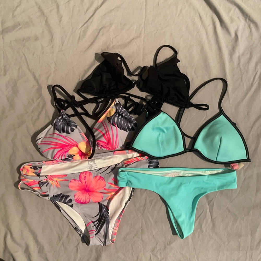 VICTORIAS SECRET PINK BIKINI ASSORTMENT BUNDLE MIX AND MATCH